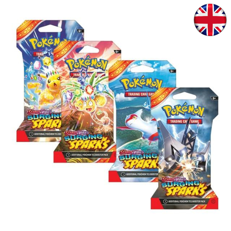 Pokémon TCG - Surging Sparks Sleeved Booster (Inglés)