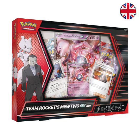 Pokémon TCG - Team Rocket’s Mewtwo ex Box (Inglés) 