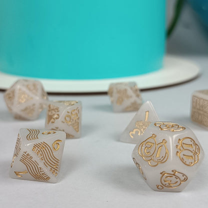 Q WORKSHOP 20 years: Happy Birthday Dice Set