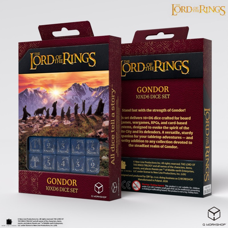 The Lord of the Rings: Gondor 10xD6 Dice Set