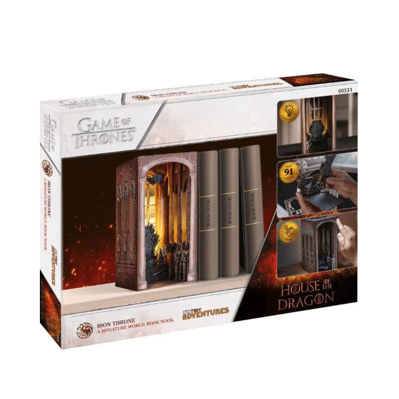 DIY Book Nook Kit - Tiny Adventures - Game of Thrones: Iron Throne