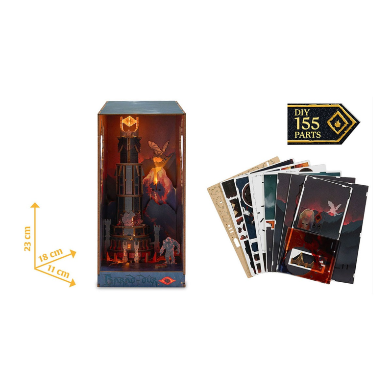 DIY Book Nook Kit - Tiny Adventures - Lord of the Rings: Barad-Dûrr