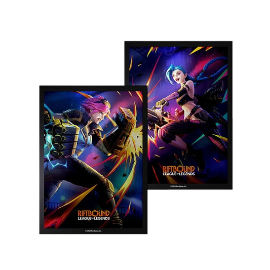 Riftbound: League of Legends TCG - Vendetta - Vi vs Jinx Art Sleeves