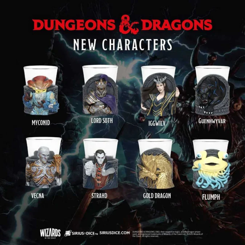 Sirius Dice - Dungeons & Dragons Mini Dice Cups Series 2