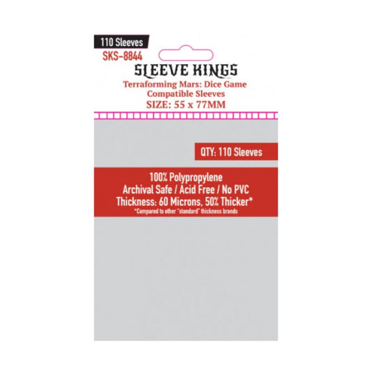 Sleeve Kings - "Terraforming Mars: Dice Game" Card Sleeves (55x77mm)