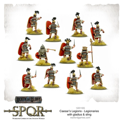 SPQR: Caesar's Legions - Legionaries with gladius & sling