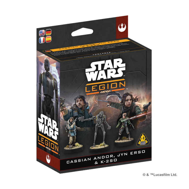 [PREPEDIDO] Cassian Andor, Jyn Erso & K-2SO