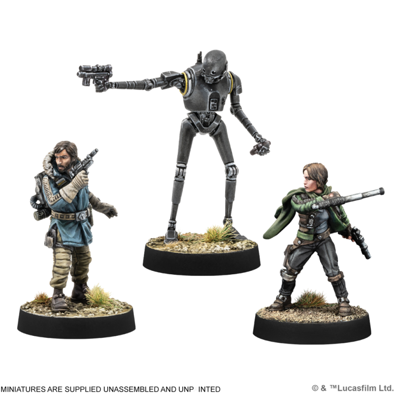 [PREPEDIDO] Cassian Andor, Jyn Erso & K-2SO