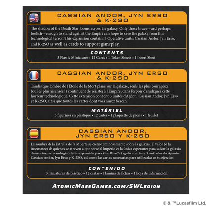 [PREPEDIDO] Cassian Andor, Jyn Erso & K-2SO