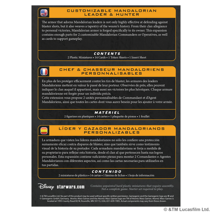 [PREPEDIDO] Customizable Mandalorian Leader & Hunter