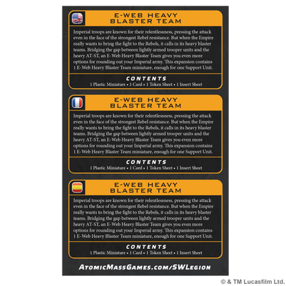 [PREPEDIDO] E-Web Heavy Blaster Team