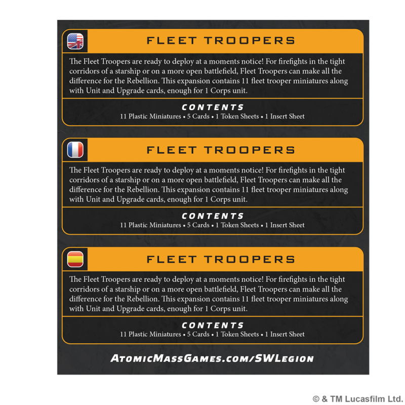 [PREPEDIDO] Fleet Troopers