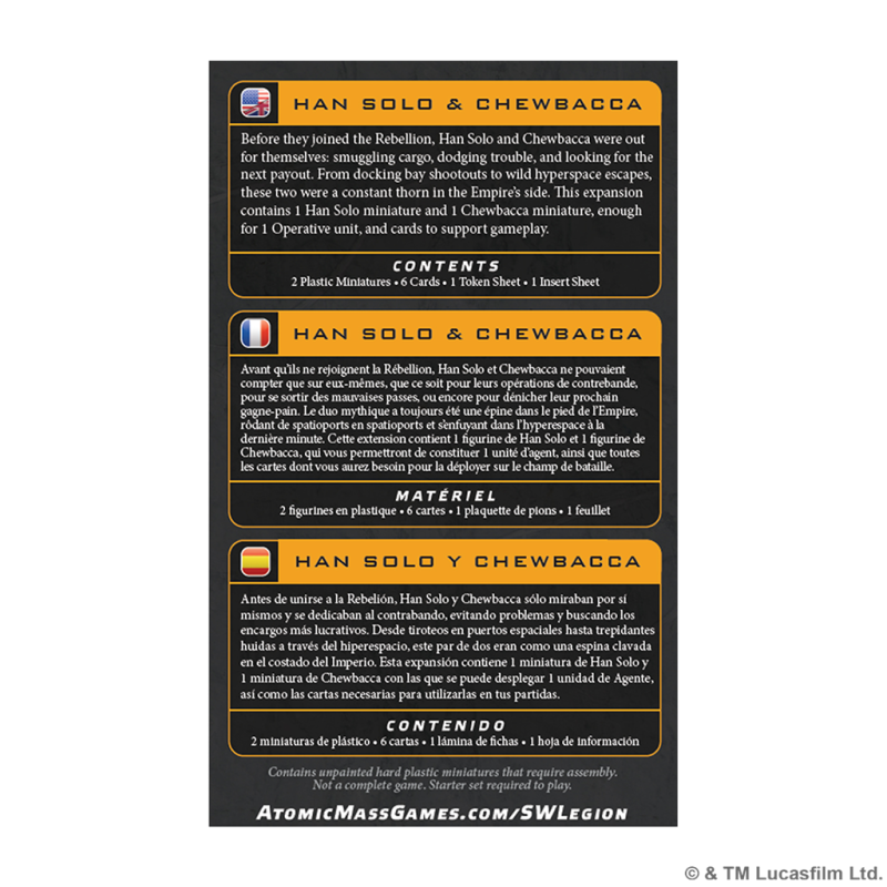 [PREPEDIDO] Han Solo & Chewbacca