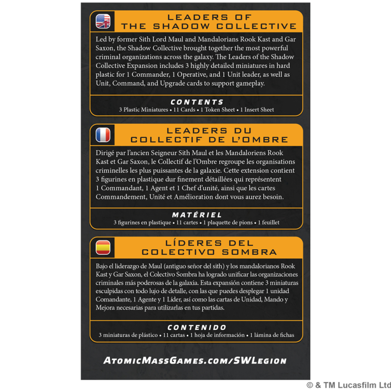 [PREPEDIDO] Leaders of the Shadow Collective