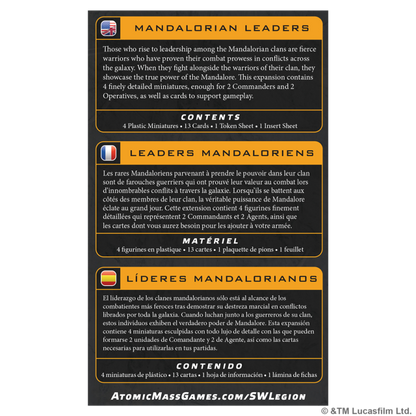[PREPEDIDO] Mandalorian Leaders