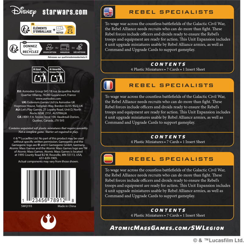 [PREPEDIDO] Rebel Specialists
