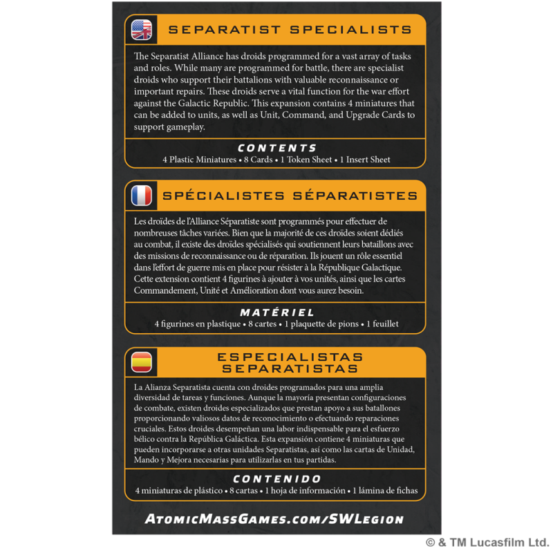Separatist Specialists