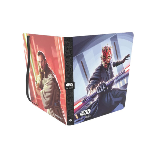 [PREPEDIDO] Gamegenic - Star Wars Unlimited - 18-Pocket Album - Qui-Gon/Maul