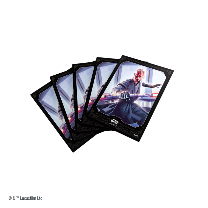 [PREPEDIDO] Gamegenic - Star Wars Unlimited - Art Sleeves Darth Maul