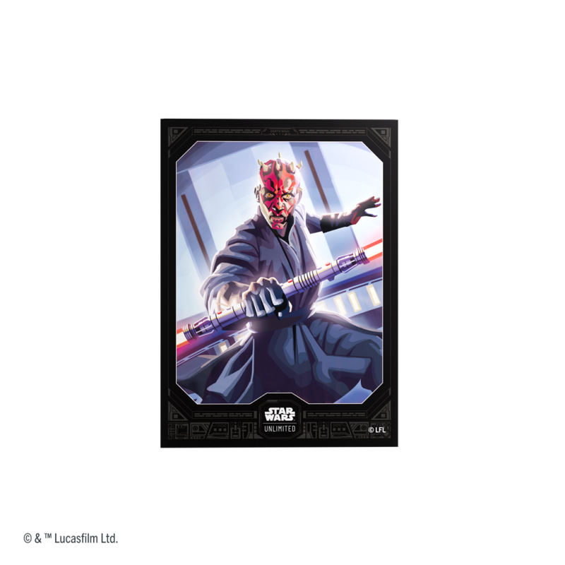 [PREPEDIDO] Gamegenic - Star Wars Unlimited - Art Sleeves Darth Maul