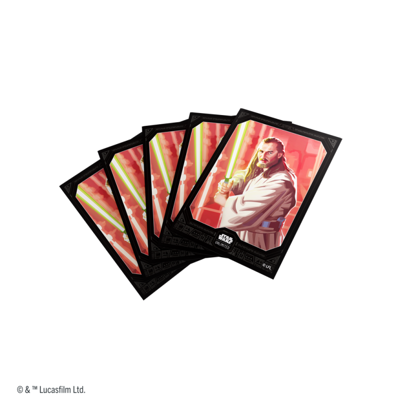 [PREPEDIDO] Gamegenic - Star Wars Unlimited - Art Sleeves Qui-Gon Jinn