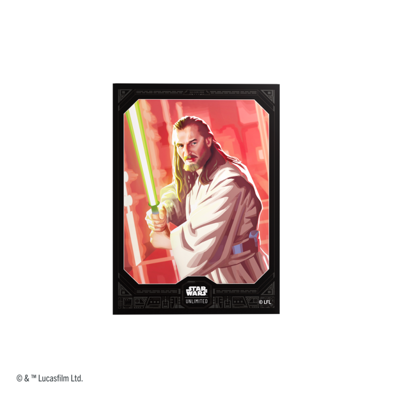 [PREPEDIDO] Gamegenic - Star Wars Unlimited - Art Sleeves Qui-Gon Jinn