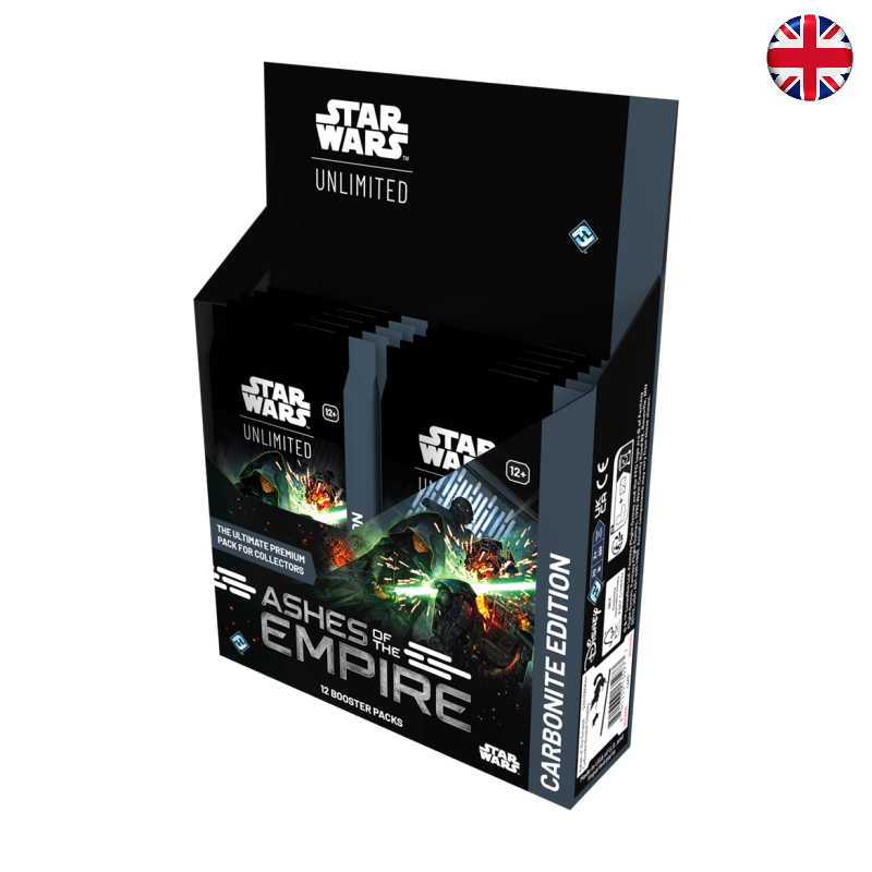 [PREPEDIDO] Star Wars Unlimited - Cenizas del Imperio - Caja de sobres Carbonite (Inglés)