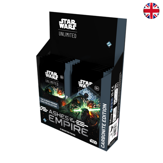 [PREPEDIDO] Star Wars Unlimited - Cenizas del Imperio - Caja de sobres Carbonite (Inglés)