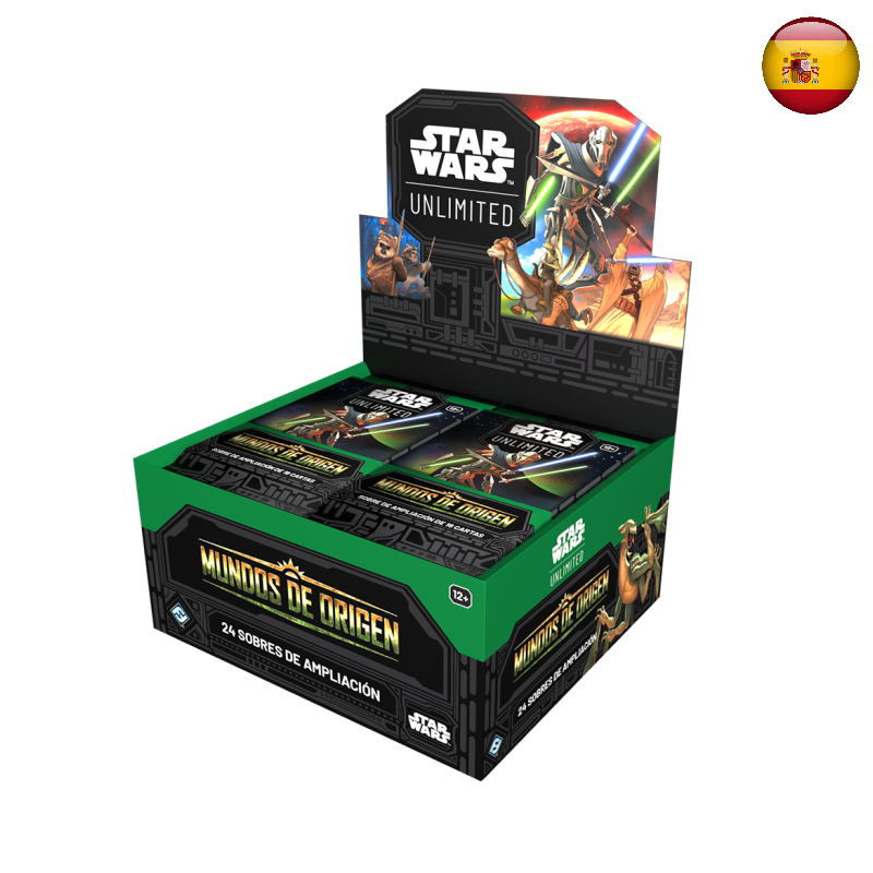[PREPEDIDO] Star Wars Unlimited - Mundos de Origen - Caja de sobres (Español)