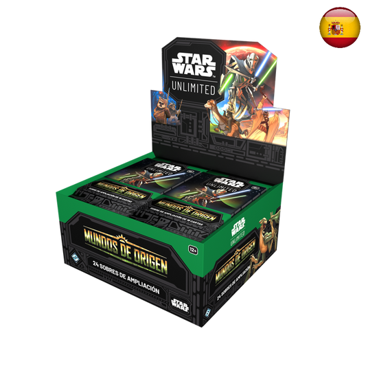 [PREPEDIDO] Star Wars Unlimited - Mundos de Origen - Caja de sobres (Español)