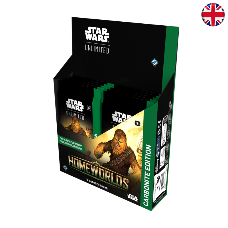 [PREPEDIDO] Star Wars Unlimited - Mundos de Origen - Caja de sobres Carbonite (Inglés)