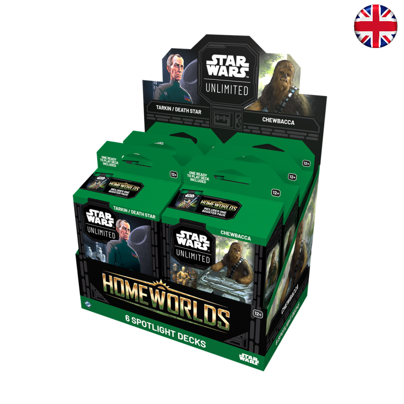 [PREPEDIDO] Star Wars Unlimited - Mundos de Origen - Mazos de inicio (Inglés)