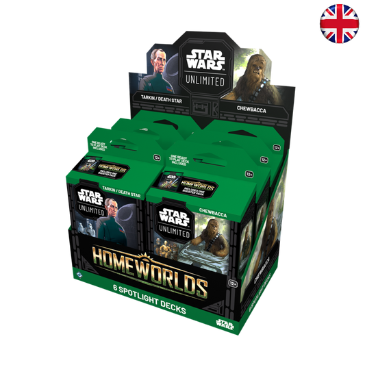 [PREPEDIDO] Star Wars Unlimited - Mundos de Origen - Mazos de inicio (Inglés)