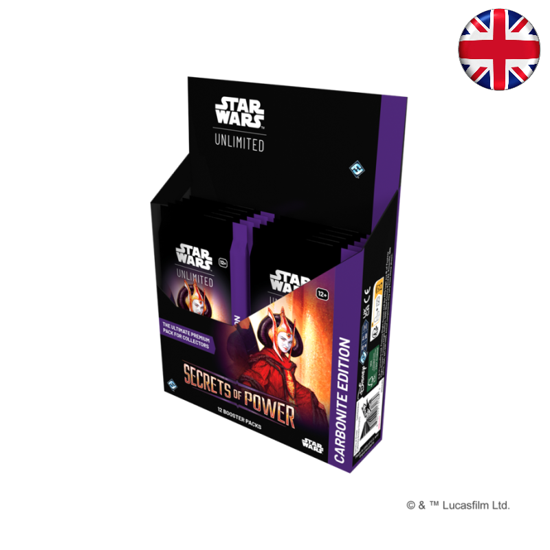 [PREPEDIDO] Star Wars Unlimited - Secretos del Poder - Caja de sobres Carbonite (Inglés)