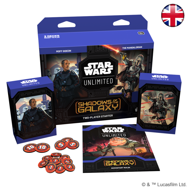 Star Wars Unlimited - Sombras de la galaxia - Caja inicio 2 jugadores (Inglés)