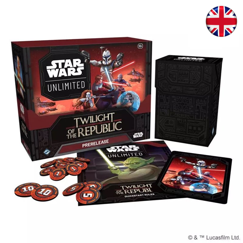 Star Wars Unlimited - El Ocaso de la República - Caja de presentación (Inglés)