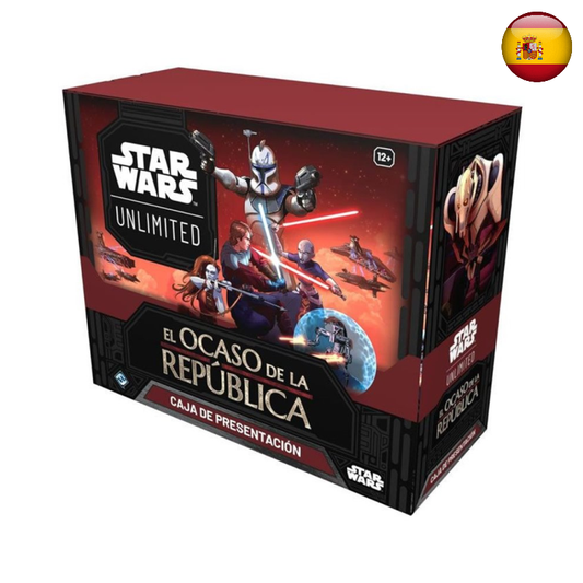 Star Wars Unlimited - El Ocaso de la República - Caja de presentación (Español)