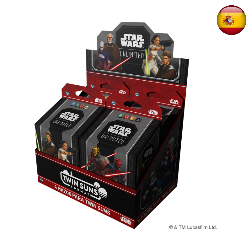 [PREPEDIDO] Star Wars Unlimited - Mazos de Twin Suns 2026 (Español)