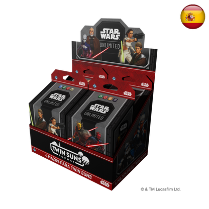 [PREPEDIDO] Star Wars Unlimited - Mazos de Twin Suns 2026 (Español)