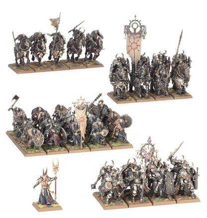 Warriors Of Chaos: Battle March Army Viejo Mundo, Warhammer Fantasy, Guerreros del Caos
