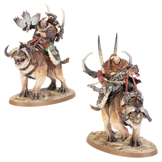Ogor Mawtribes: Maulbeast Raiders/Maulbeast Cavalry , Mascatribus Ogors, Invasores Brutizampa
