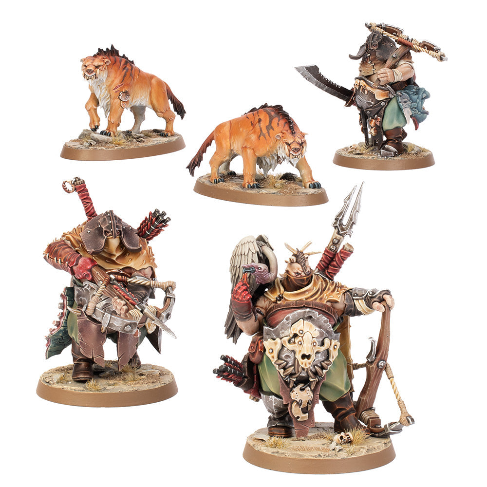 Ogor Mawtribes: Hunters With Sabrefangs , Mascatribus Ogors, Cazadores con Colmillosables