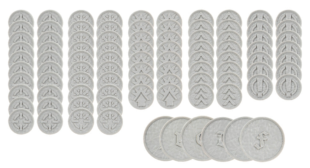 [PREPEDIDO] Legions Imperialis: Order Tokens And Objectives Markers