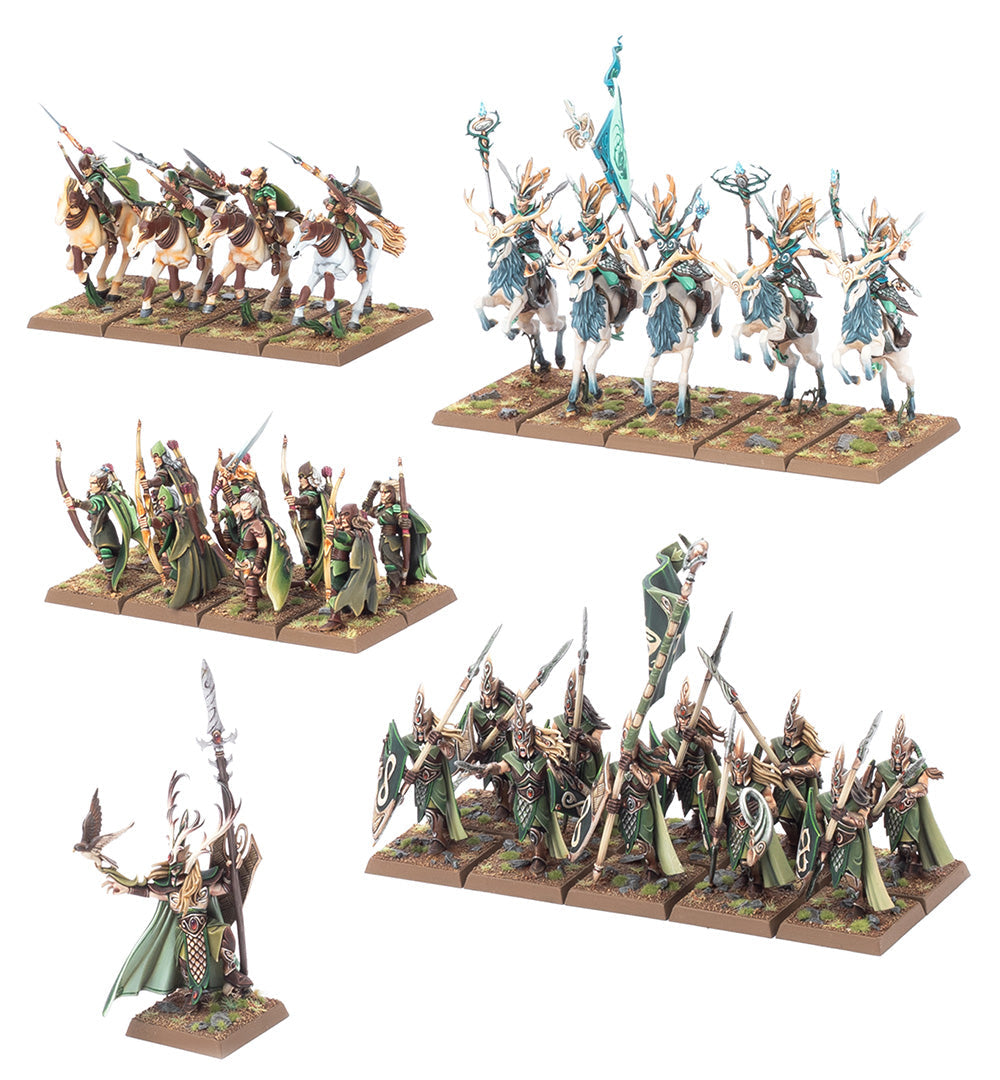 Wood Elf Realms: Battle March Army Elfos Silvanos, Warhammer