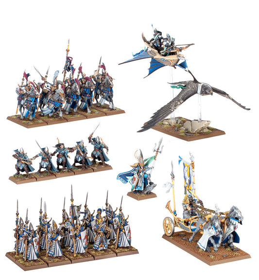 High Elf Realms: Battle March Army Reinos Altos Elfos, Warhammer