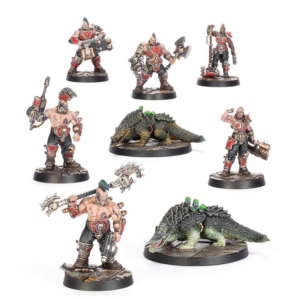 Necromunda: Goliath Forge Bosses & Sumpkrocs