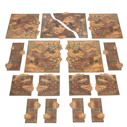Warhammer 40000: Set De Terreno De Área Plantillas, Terrain Glasspack