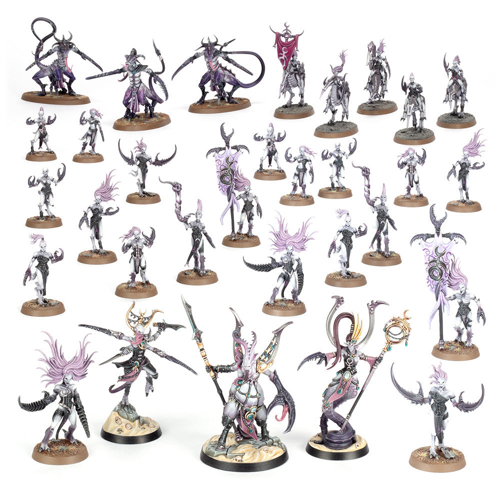 Hedonites Of Slaanesh: Epicurean Revellers Spearhead JUERGUISTAS EPICÚREOS