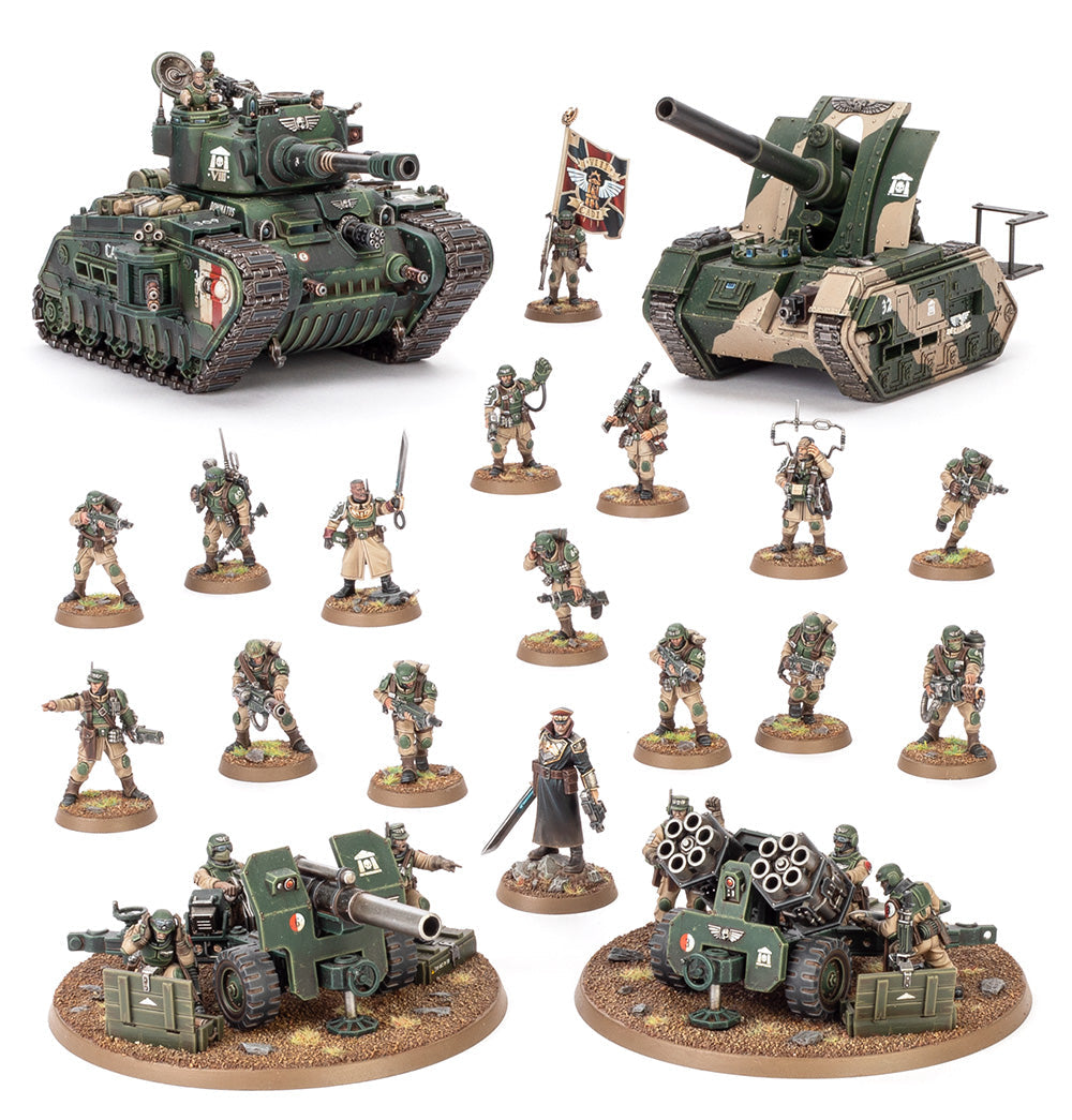 Astra Militarum: Battleforce Astra Militarum Platoon Fuerza de Batalla: Pelotón Del Astra Militarum