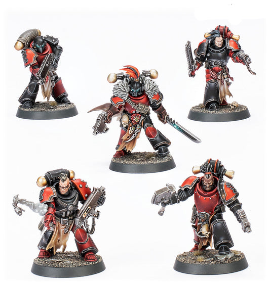 Chaos Space Marines: Red Corsairs Raiders Asaltantes Corsarios Rojos
